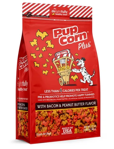 2/24.5 oz. Sunshine Mills Pupcorn Plus W/ Bacon & Peanut Butter - Health/First Aid